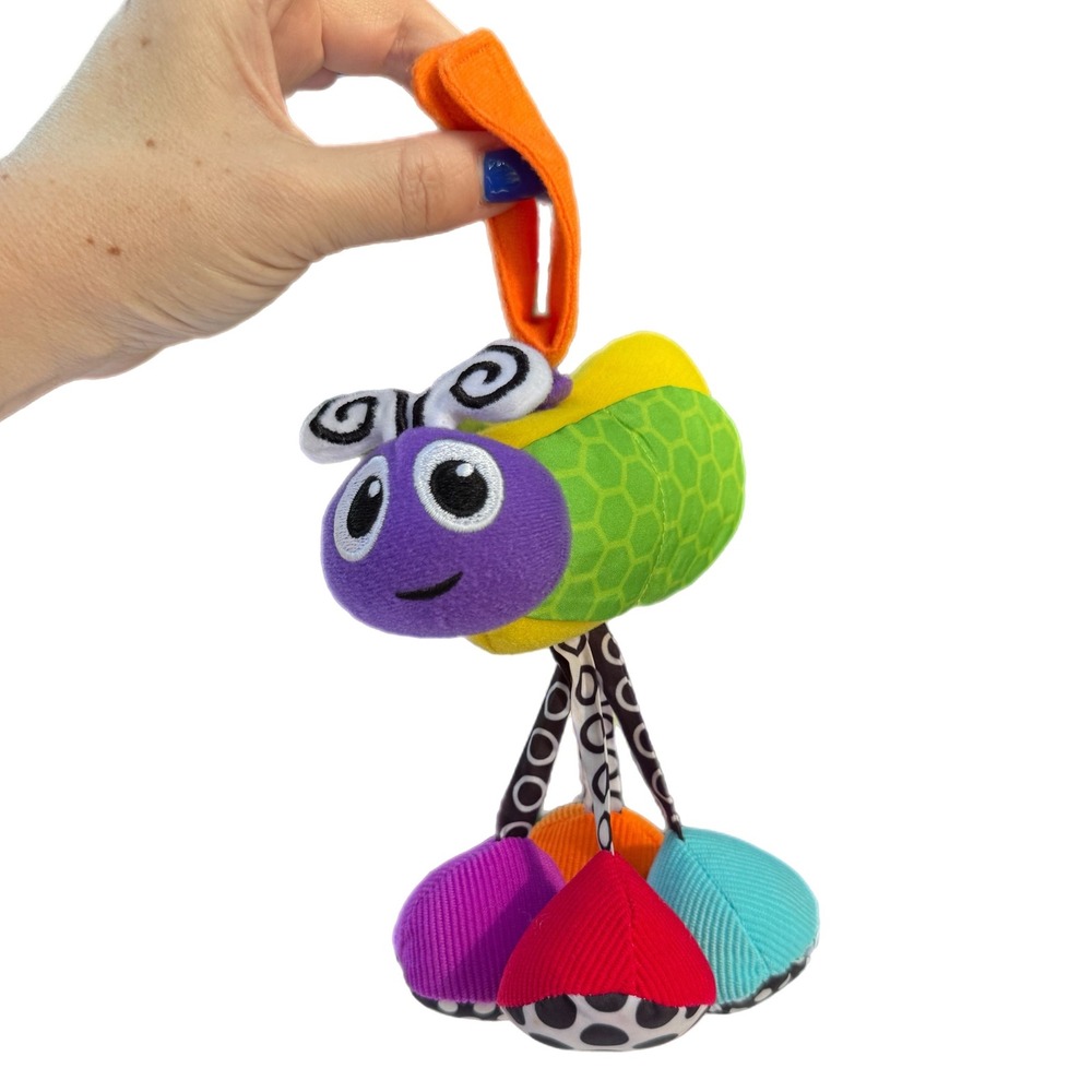 Sassy Baby Bug Stroller Toy 80167RS Pull Down Jitter Sensory Plush Activity